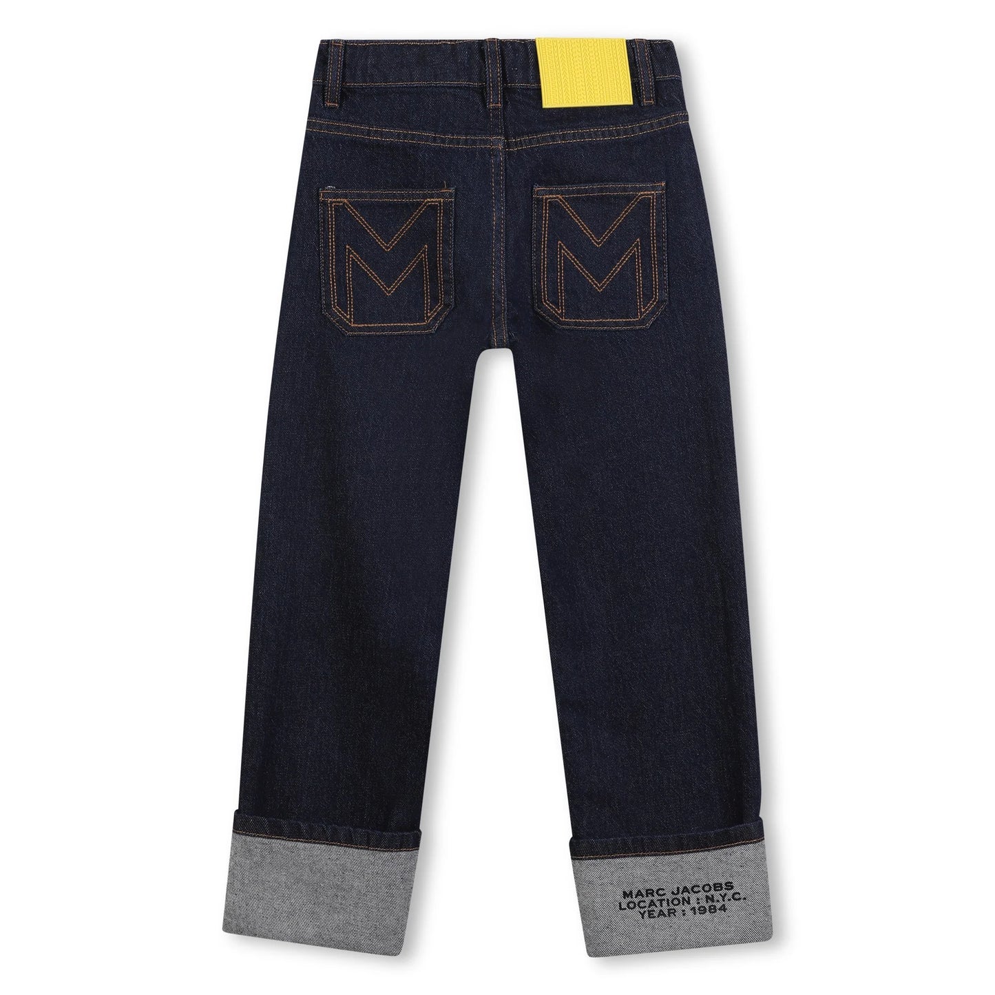 MARC JACOBS W60655/Z10 Boys Navy Blue Logo  Denim Jeans