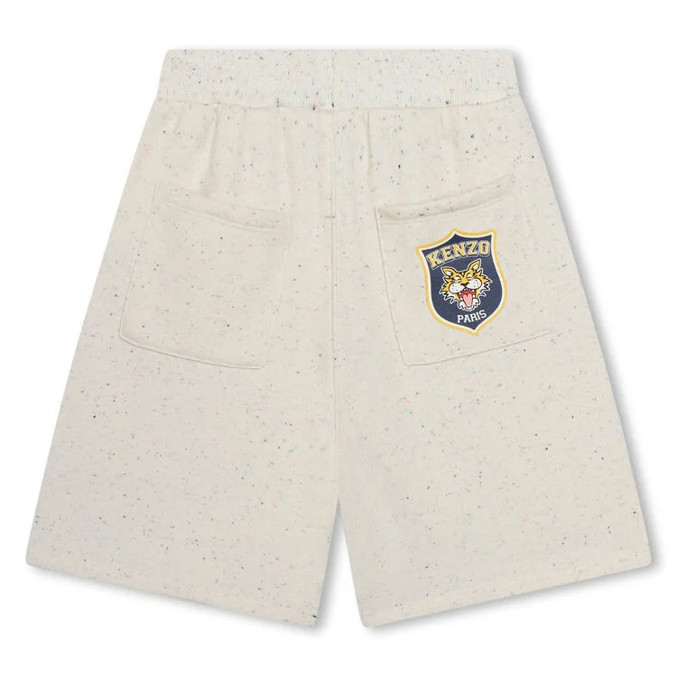 KENZO KIDS Boys Cartoon Logo Bermuda Shorts