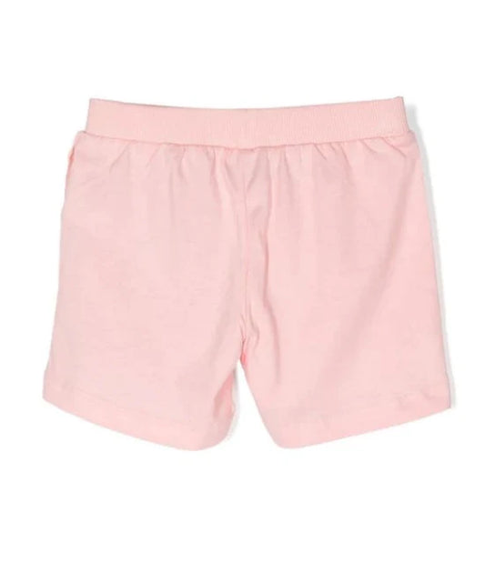 MOSCHINO Girls Pink Logo Shorts
