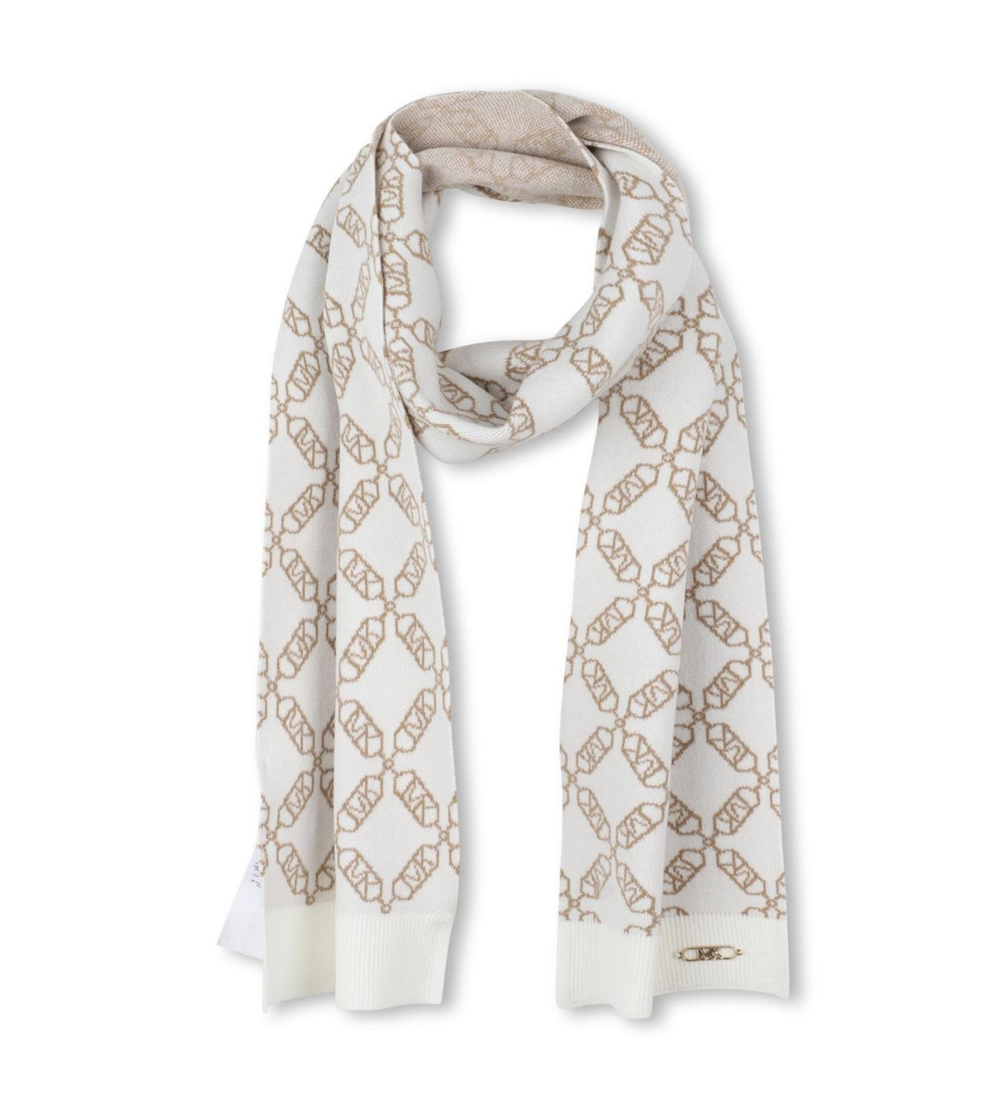 MICHAEL KORS R30536.117 Girls Ivory Logo Scarf