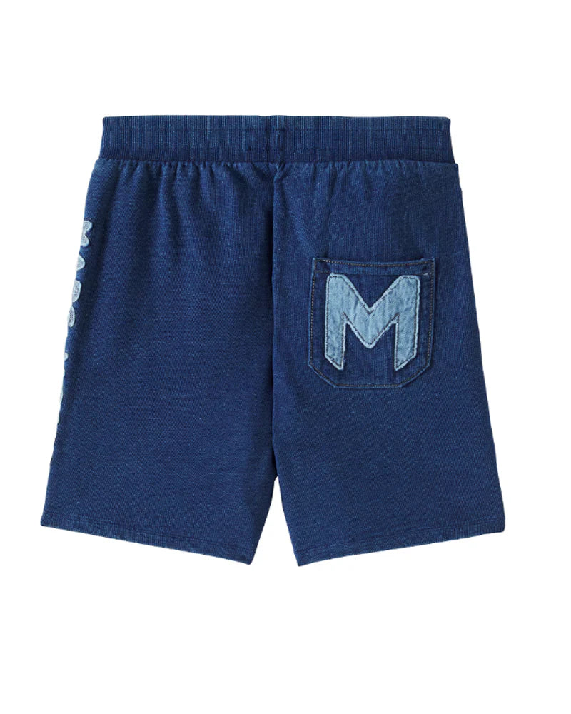 MARC JACOBS  Boys Blue Cotton Logo Shorts