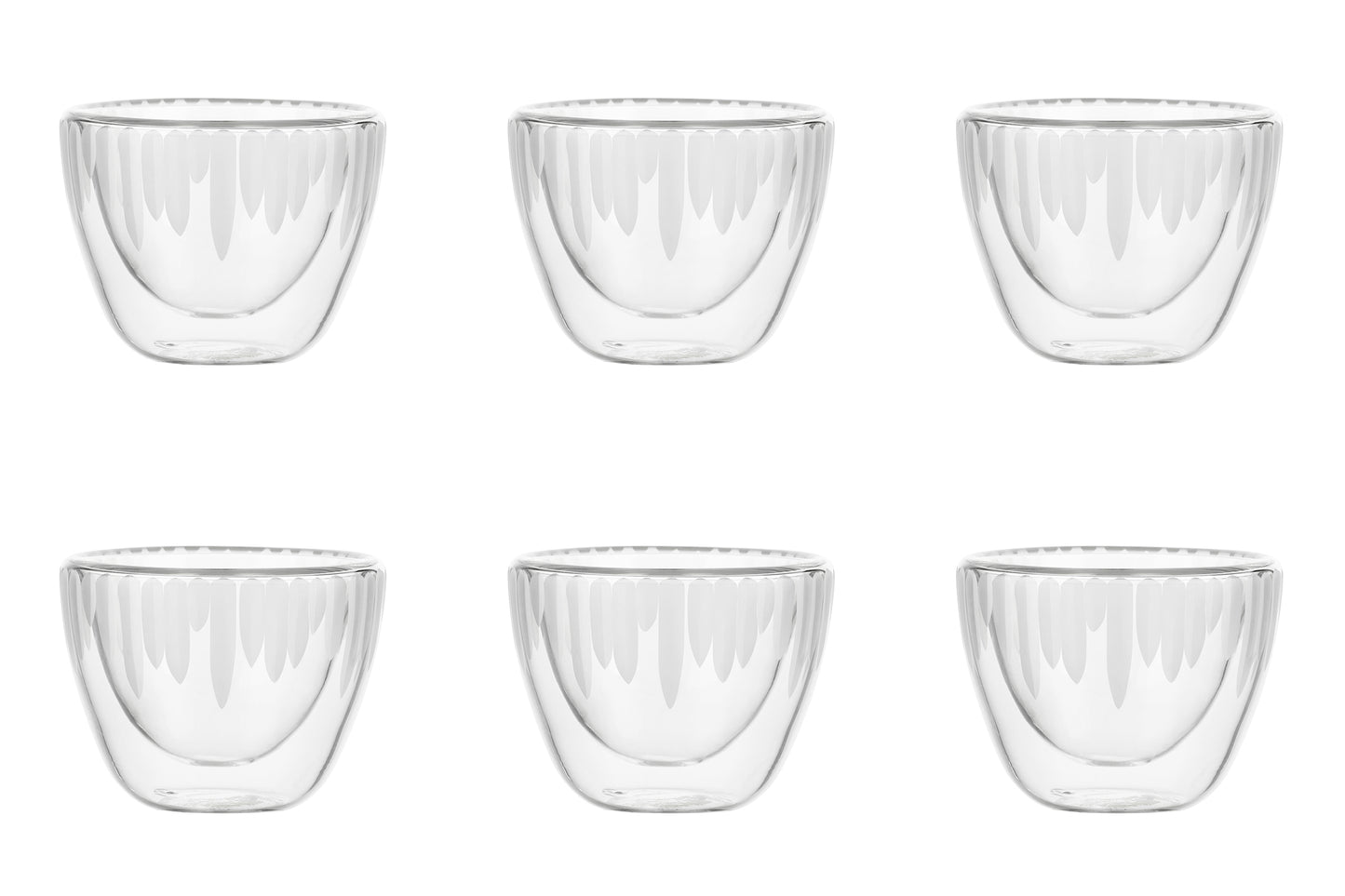 Finjan Double wall Glass - Clear (SET OF 6)