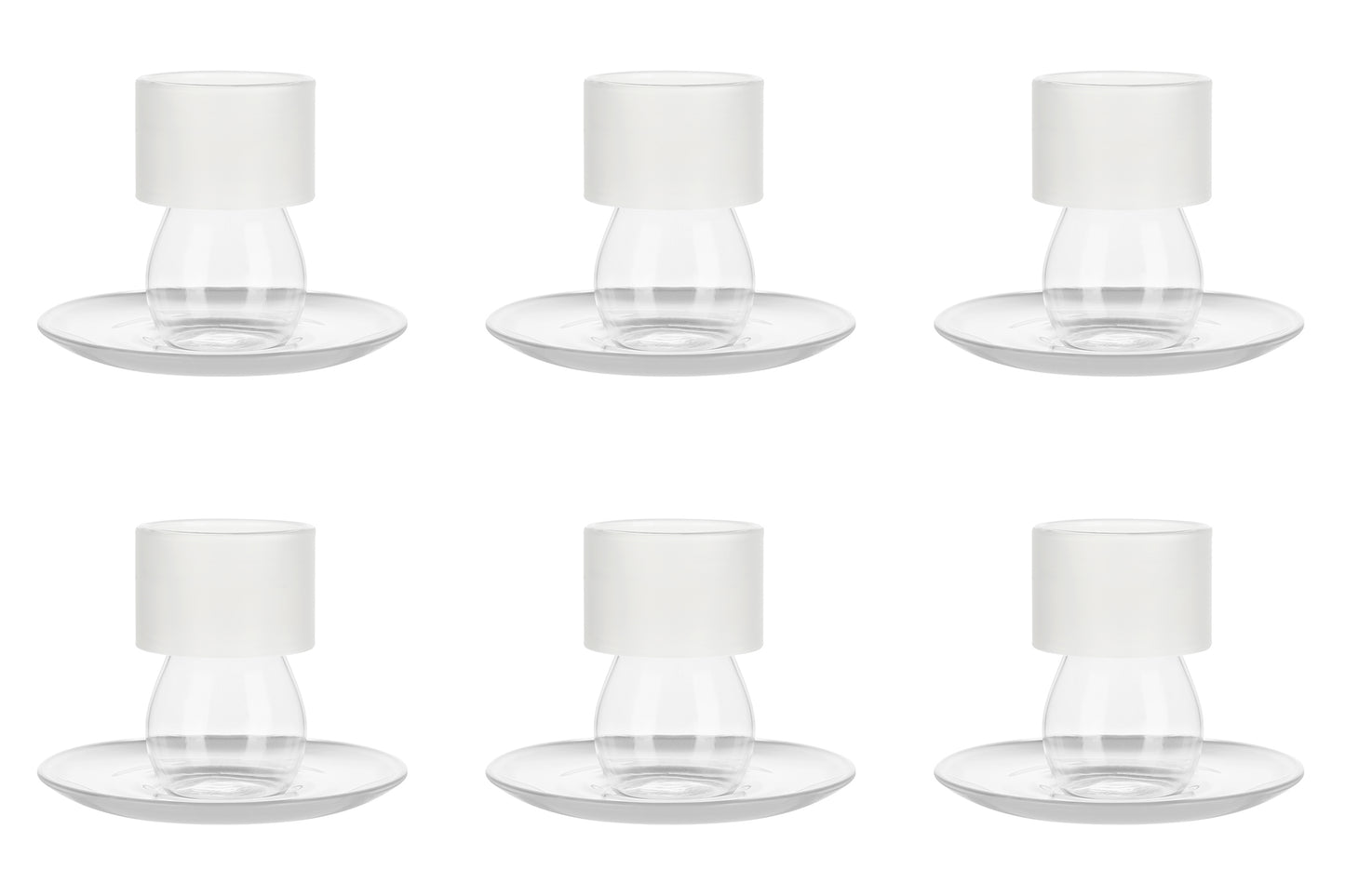 Istikana Glass - White (SET OF 6)