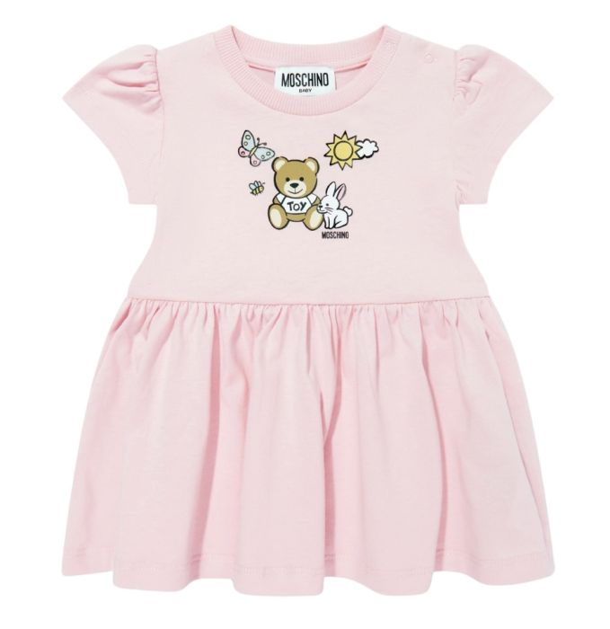 MOSCHINO Baby Girls Logo Dress